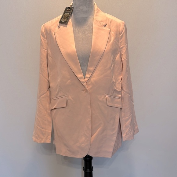 DG2 Diane Gilman pink blazer NWT L - Picture 1 of 11